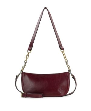 Sassi Baguette Crossbody - Vintage Distressed Leather