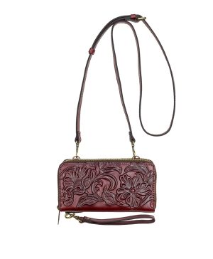 Valdina Wristlet Crossbody - Classic Tooled