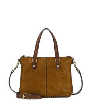 Brenna Satchel Crossbody - Suede