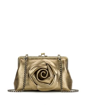 Borriana Frame Crossbody - Vintage Distressed Metallic