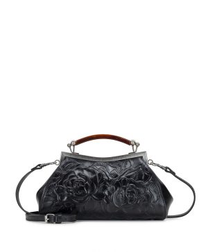 Kelmscott Frame - Vintage Vegetable Tan Rose Tooled