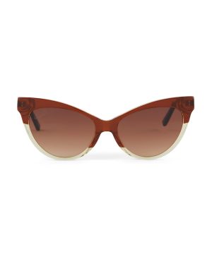 Monroe Cateye Sunglasses - British Tan