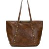 Benvenuto Tote - Signature Map Leather