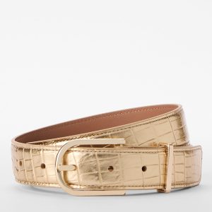Medium Gold Buckle Belt